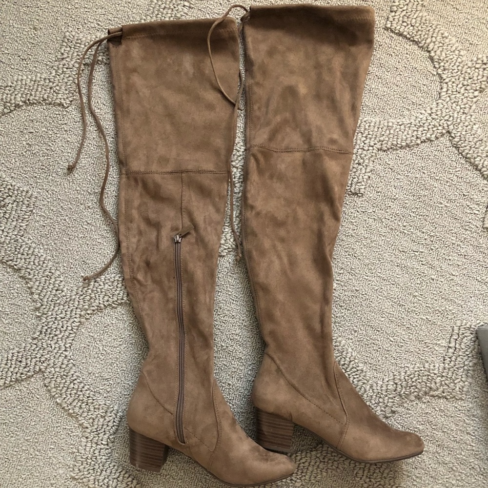 Suede Over the Knee Boots